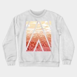 Red Mountains Crewneck Sweatshirt